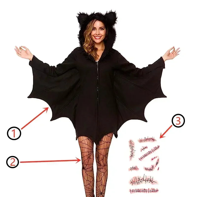 “Vampire Bat Costume – 2000s Dark Wing