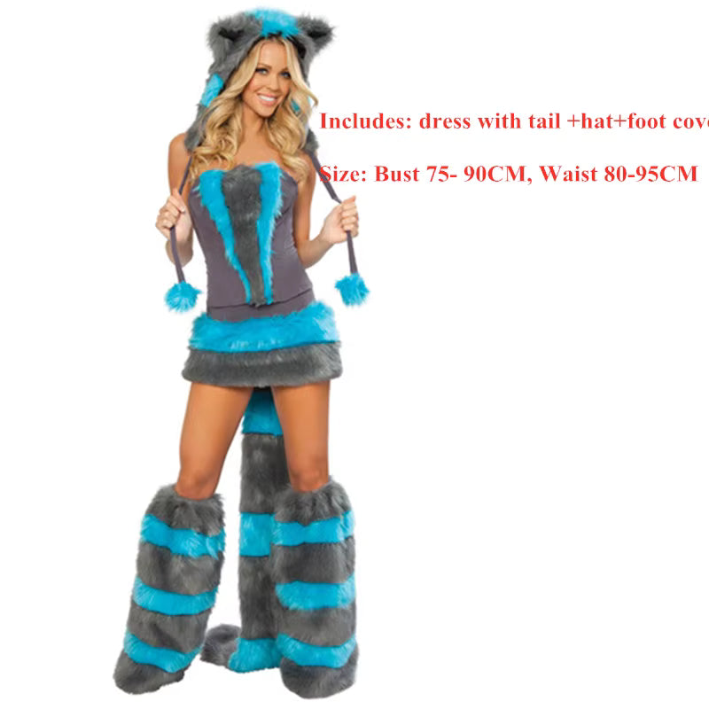 Blue Cheshire Cat Costume – 2000s Wonderland Style