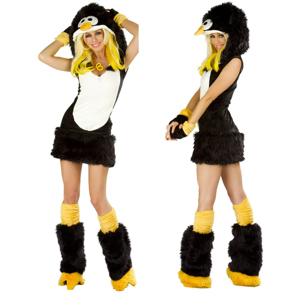 Penguin Costume – 2000s Classic Tuxedo Style