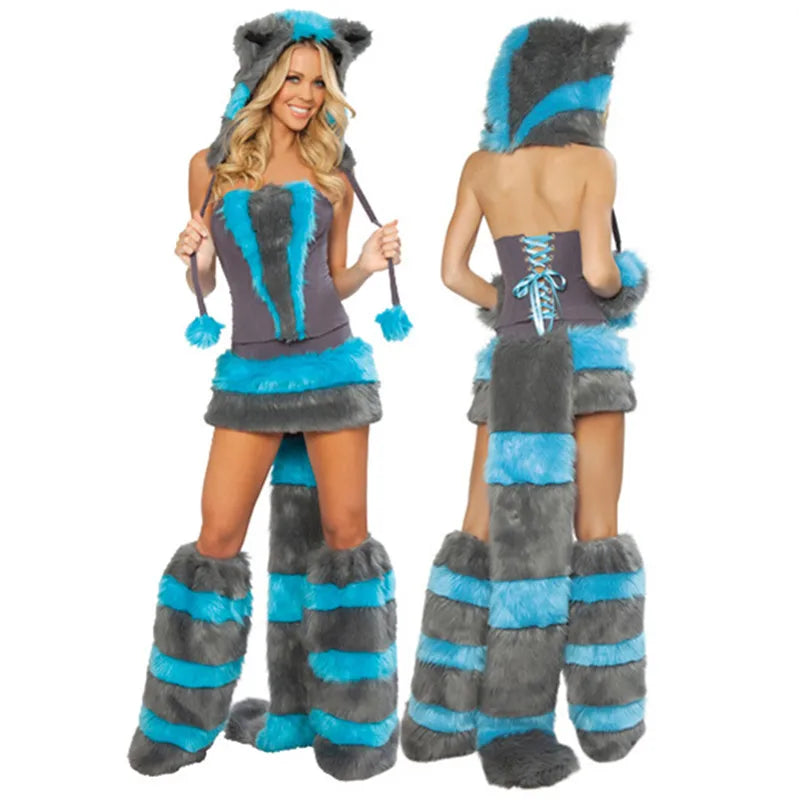 Blue Cheshire Cat Costume – 2000s Wonderland Style